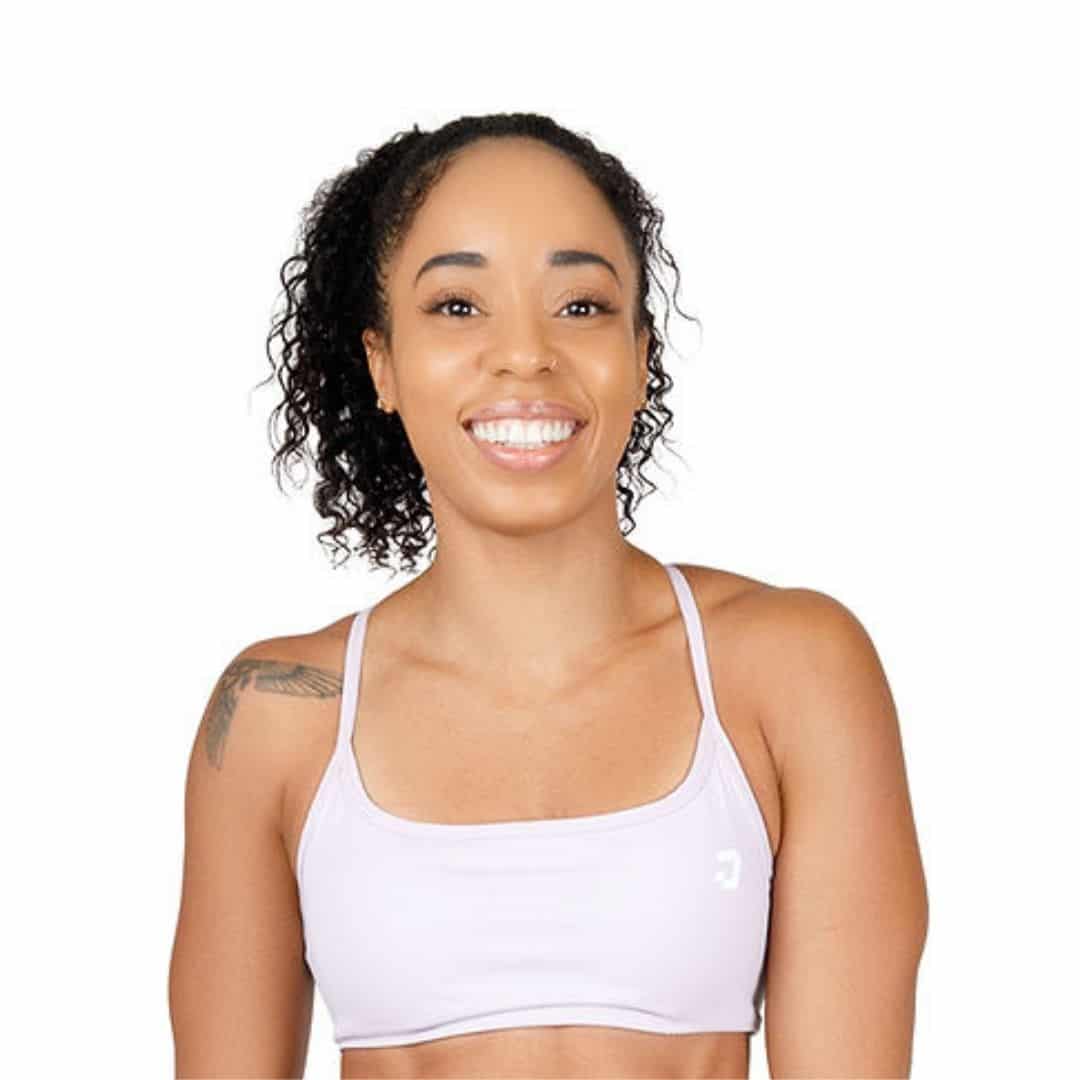 Mini Cross Bra, Baby Pink