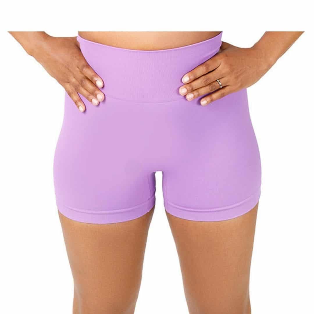 Scrunch Booty Shorts, Purple