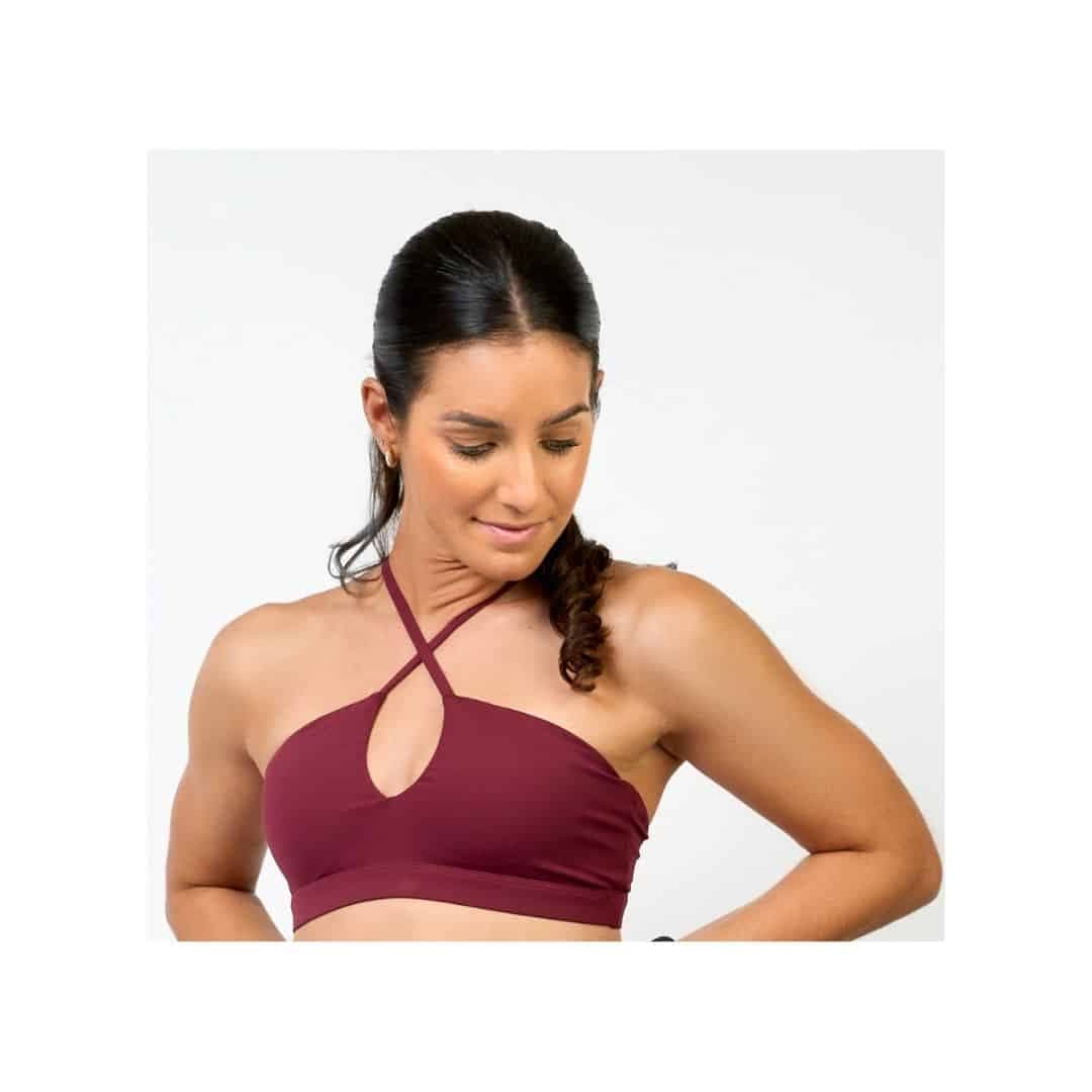 Malbec Criss Cross Bra