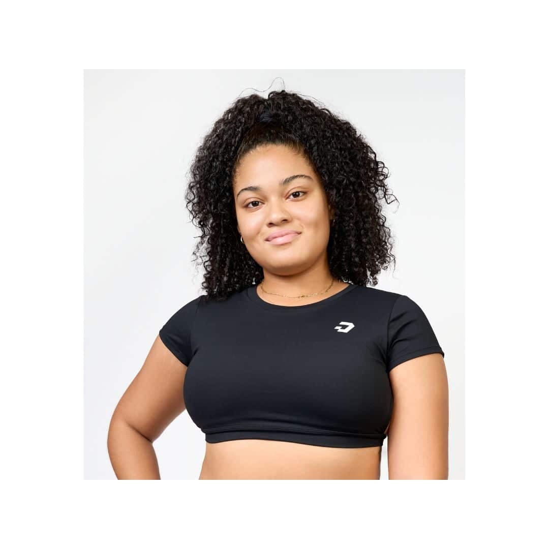 Peekaboo Tops Black