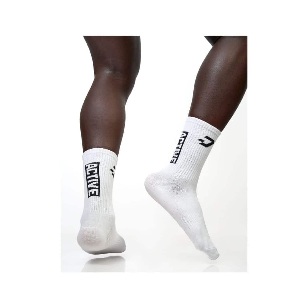 Crew Socks "Active" White